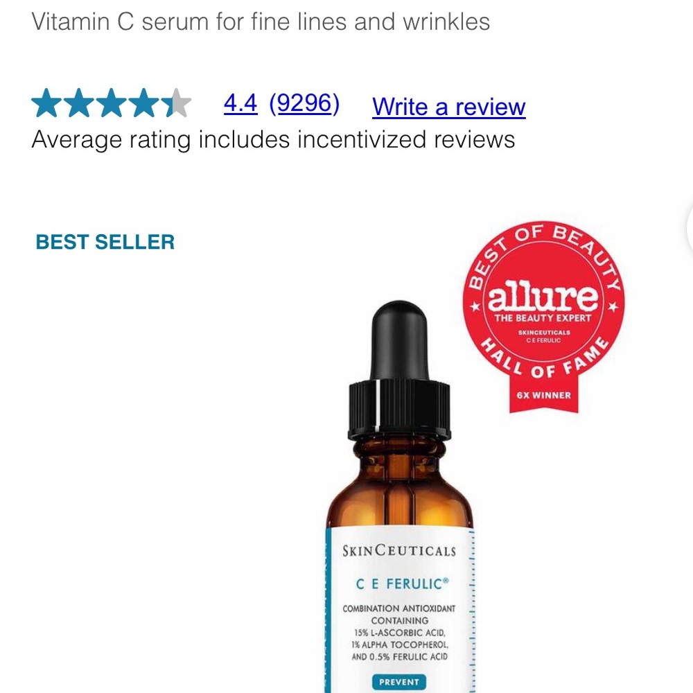 SkinCeuticals C E Ferulic Serum - Brown
